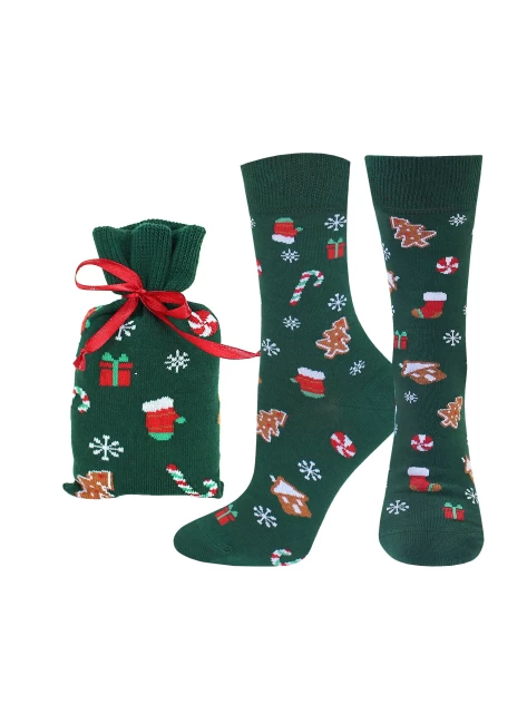 Брестские Новогодние женские носки (мешочки) 21С4200К (513)