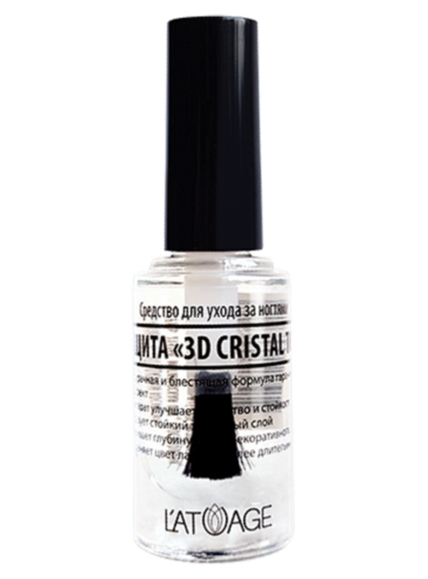 L'atuage Средство по уходу за ногтями «Защита 3D Cristal Top»